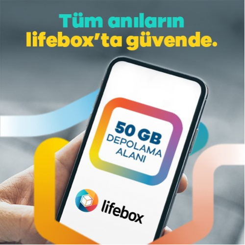 Lifebox 3 Aylık 50GB