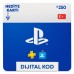 Sony Play Station Store 250 TL Hediye Kartı