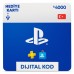 Sony Play Station Store 4000 TL Hediye Kartı