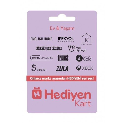 Hediyen Kart - Ev & Yaşam 250 TRY