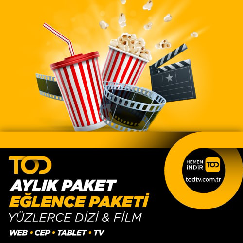 TOD Eglence Paketi - Aylık (web-cep-tablet-smart tv-android tv-apple tv)