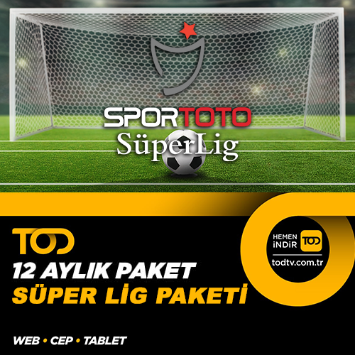 TOD Sezonluk Süper Lig Paketi (web-cep-tablet)+Eğlence Paketi