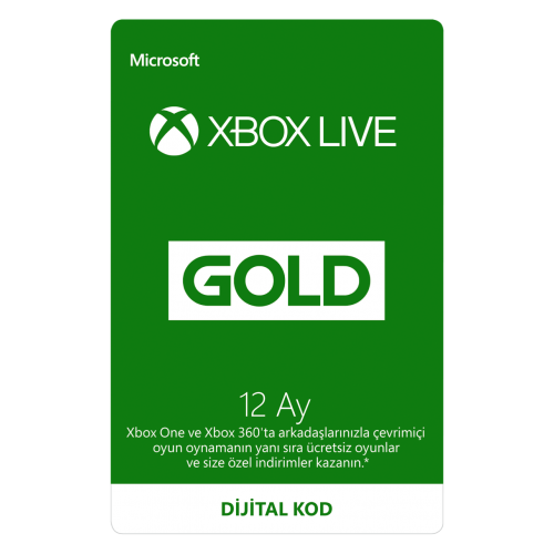 Xbox Live Gold Üyeliği 12 Ay